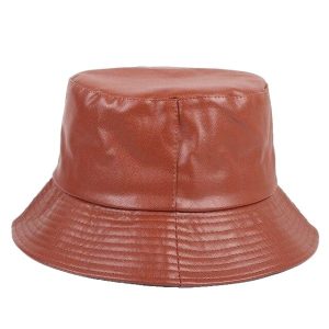 Chapeau style urbain simili cuir