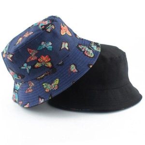 chapeau papillon réversible