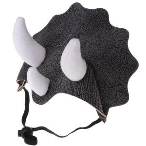 bonnet pour chat Tricératops