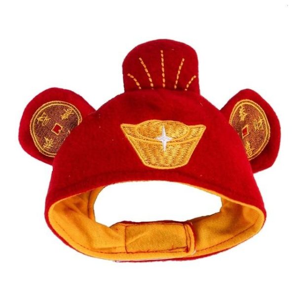 bonnet rouge asiatique pour chat