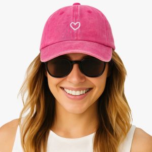 casquette Coeur Délavée