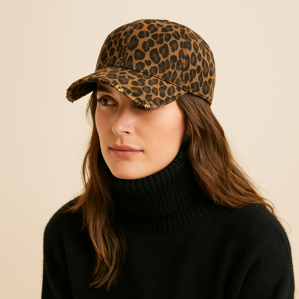 casquette léopard