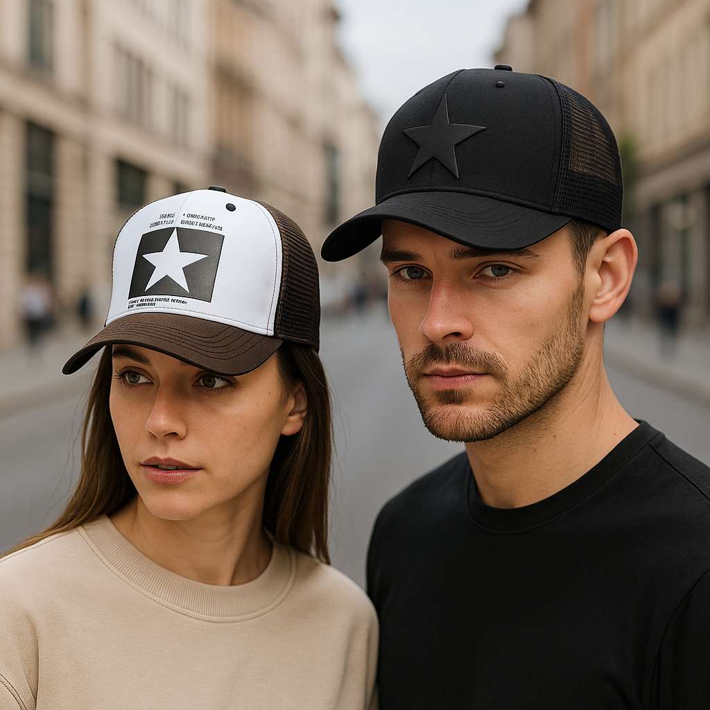 casquette étoile respirante
