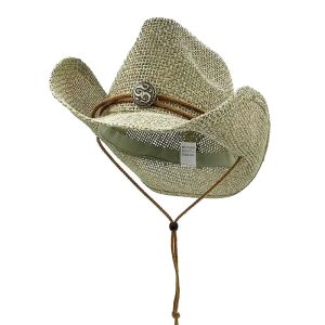 chapeau cowboy en paille
