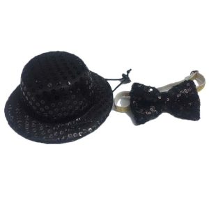 chapeau noir pour chien