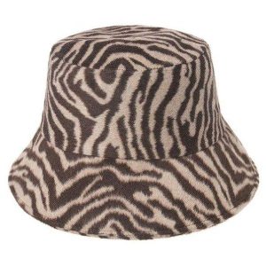 bob fourrure motif zèbre