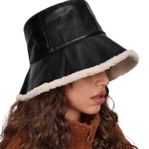 bob fourrure cuir