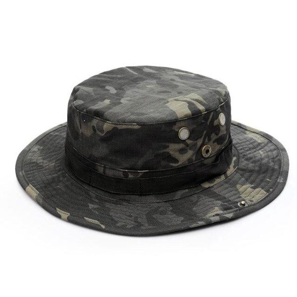 bob militaire camouflage sombre