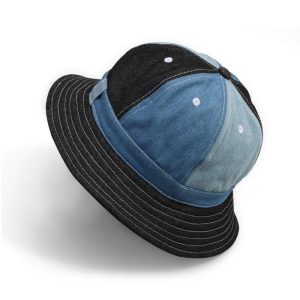 Chapeau tricolore en jean