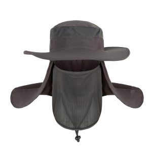 chapeau anti-uv avec ficelle