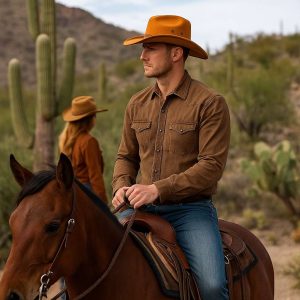élégant chapeau cowboy