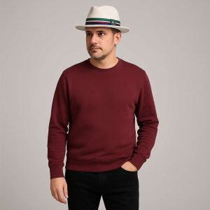élégant chapeau noir fedora